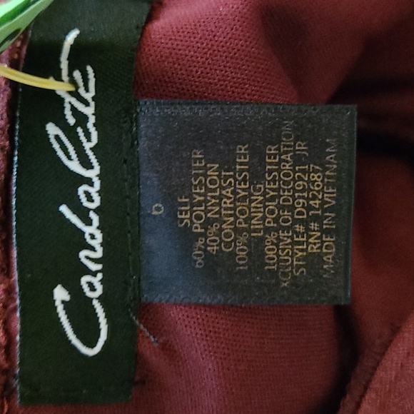 Cherry red dress ● size 6● Candalite - Picture 12 of 13